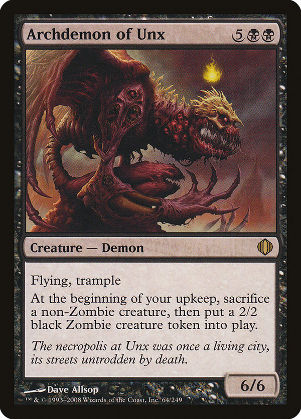 Archdemon of Unx - Magic: The Gathering