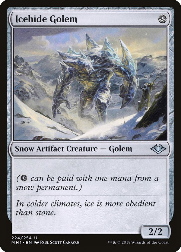 Icehide Golem - Magic: The Gathering