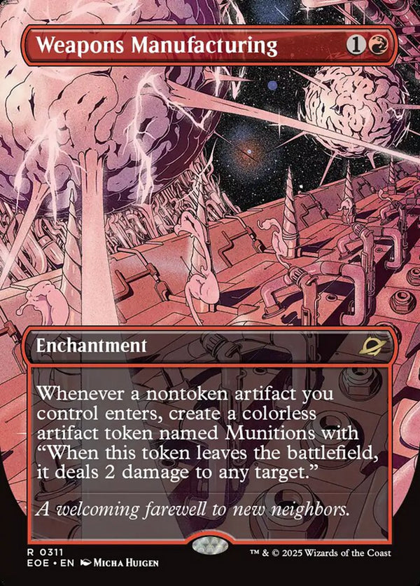 Weapons Manufacturing (Borderless) - Magic: The Gathering