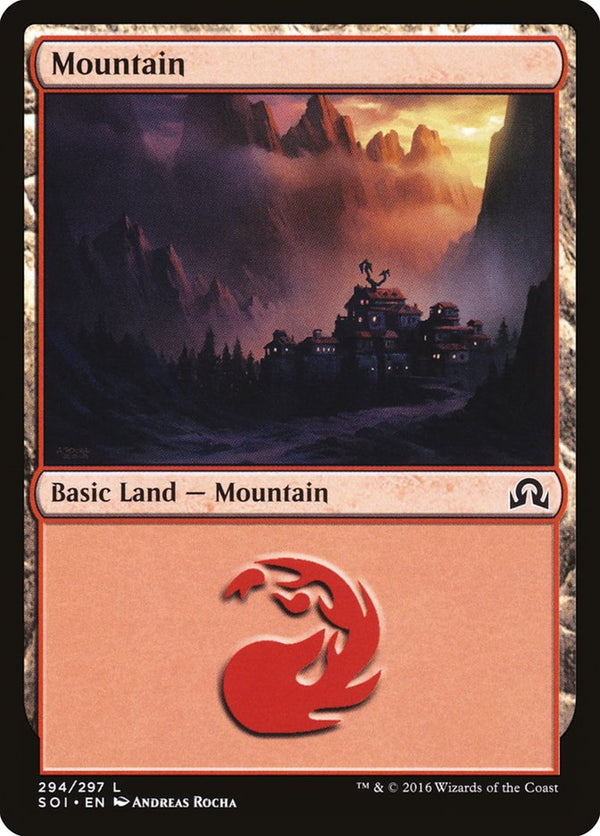 Mountain (294) - Magic: The Gathering