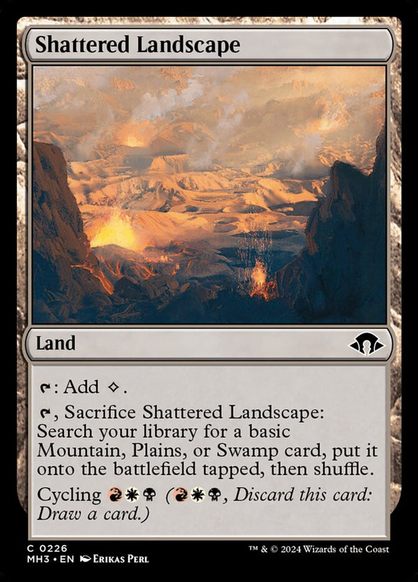 Shattered Landscape - Magic: The Gathering