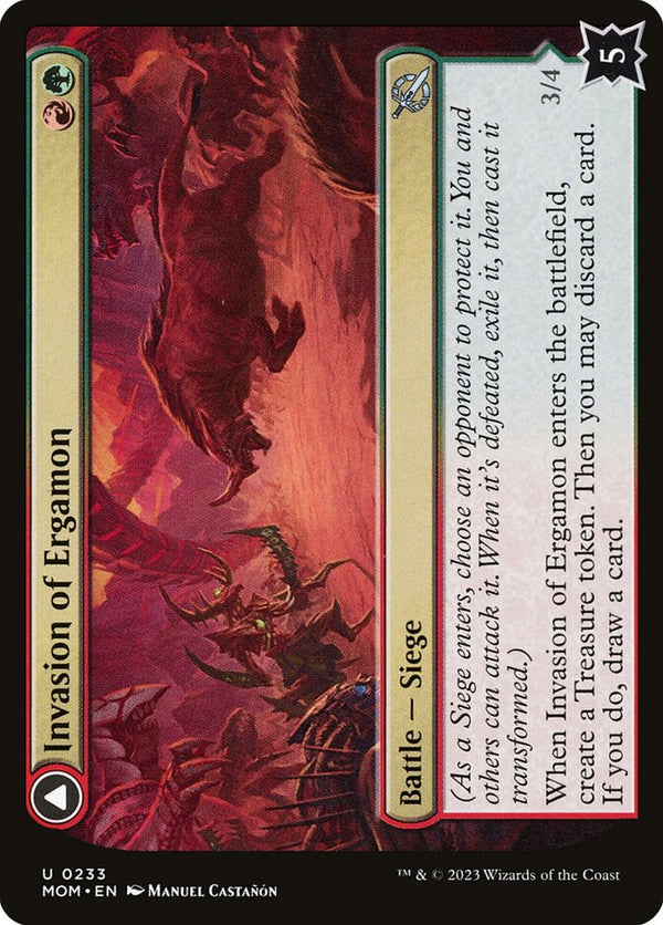 Invasion of Ergamon - Magic: The Gathering