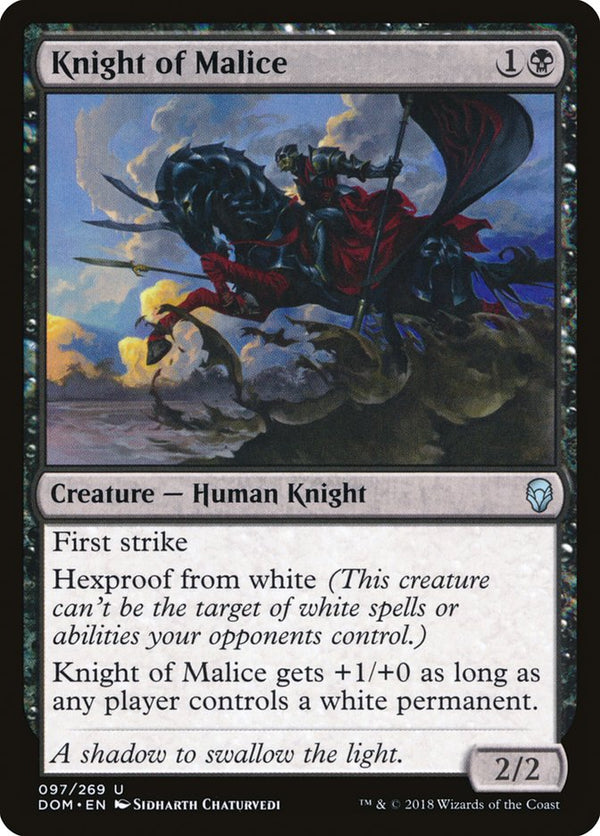 Knight of Malice - Magic: The Gathering
