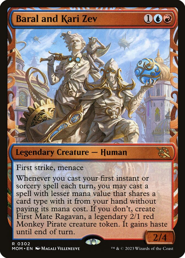 Baral and Kari Zev (Showcase) - Magic: The Gathering