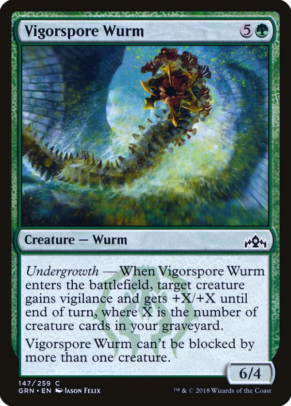 Vigorspore Wurm - Magic: The Gathering