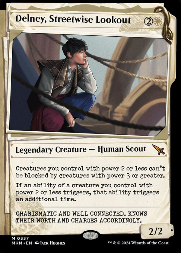 Delney, Streetwise Lookout (Showcase) - Magic: The Gathering