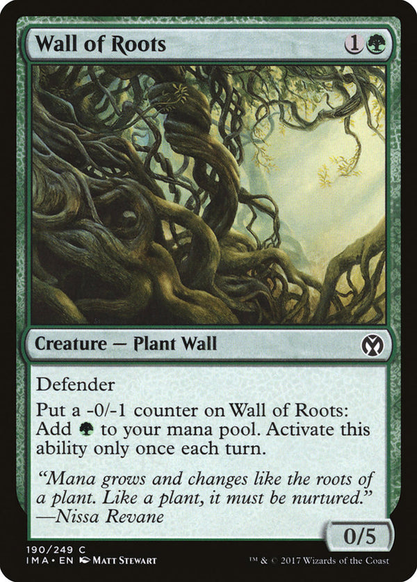 Wall of Roots - Magic: The Gathering