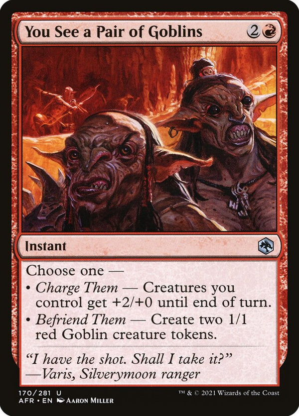 You See a Pair of Goblins - Magic: The Gathering