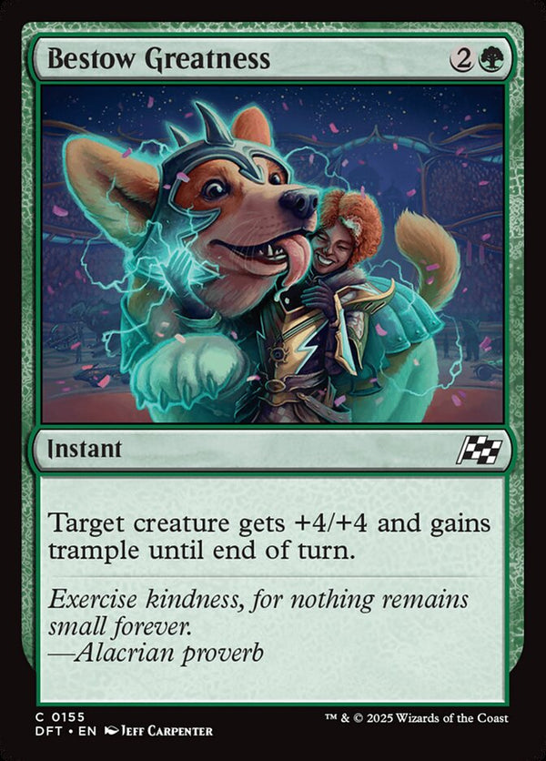 Bestow Greatness - Magic: The Gathering