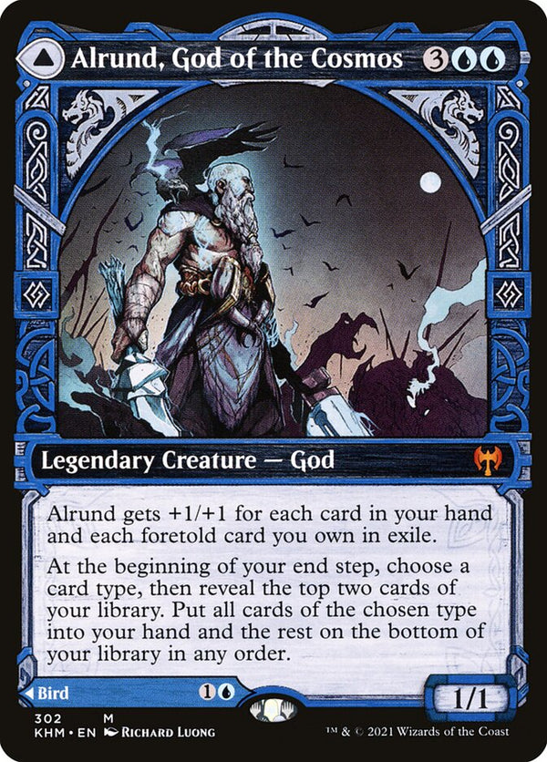 Alrund, God of the Cosmos (Showcase) - Magic: The Gathering