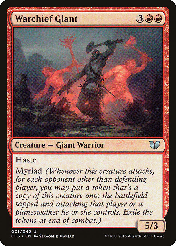 Warchief Giant - Magic: The Gathering