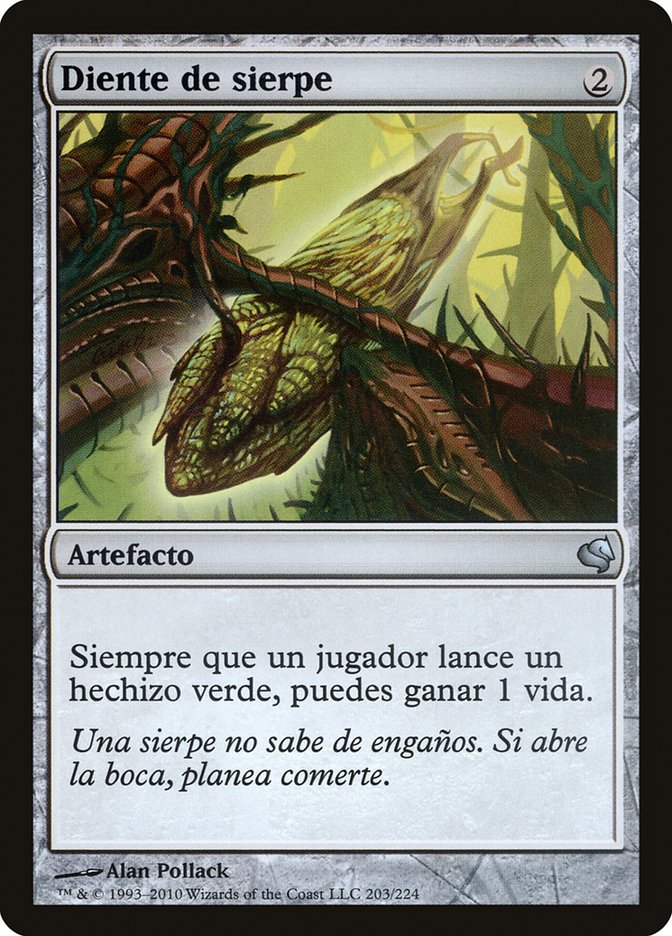 Wurm's Tooth (Spanish) - "Diente de sierpe"