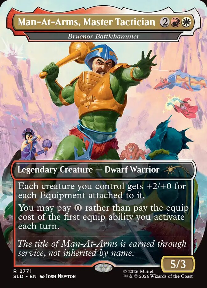 Man-At-Arms, Master Tactician - Bruenor Battlehammer