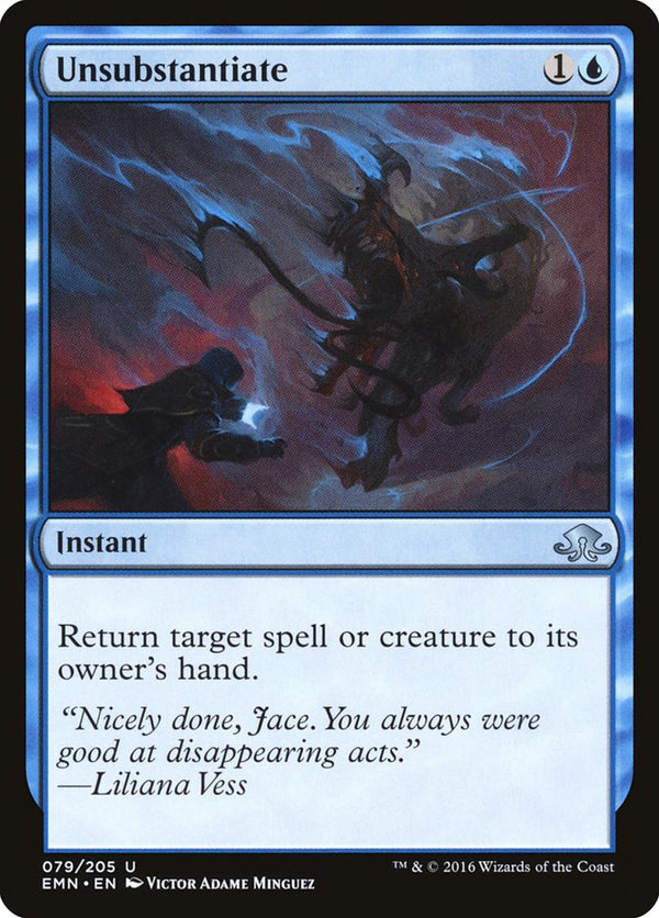 Unsubstantiate - Magic: The Gathering