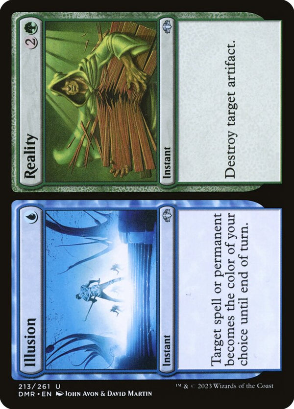 Illusion // Reality - Magic: The Gathering