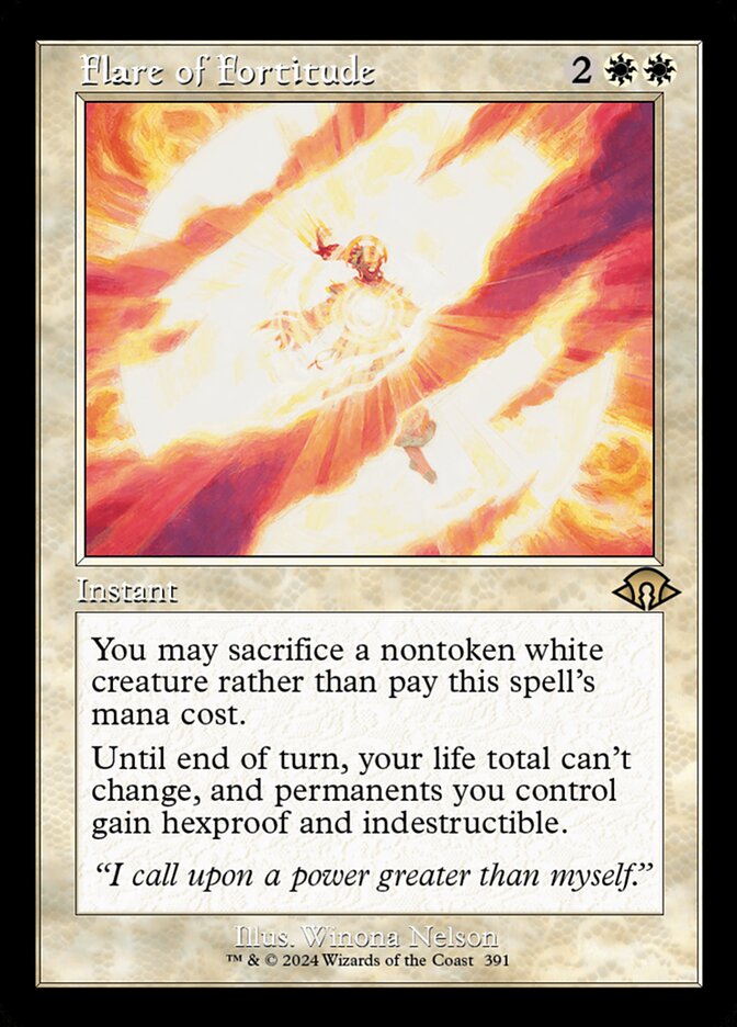 Flare of Fortitude (Retro Frame)