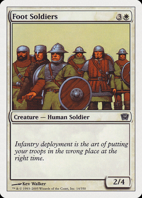 Foot Soldiers (9ED 14) - Magic: The Gathering