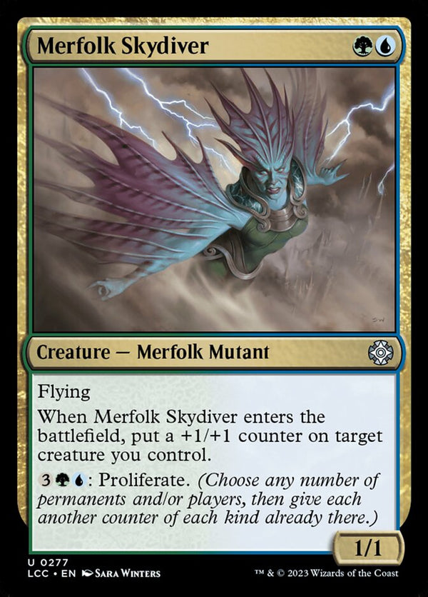 Merfolk Skydiver - Magic: The Gathering