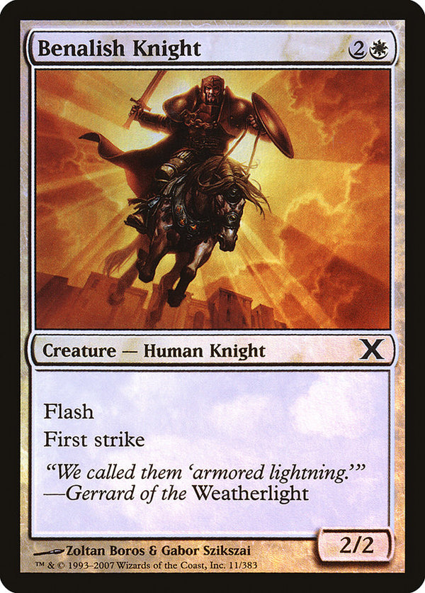 Benalish Knight - Magic: The Gathering