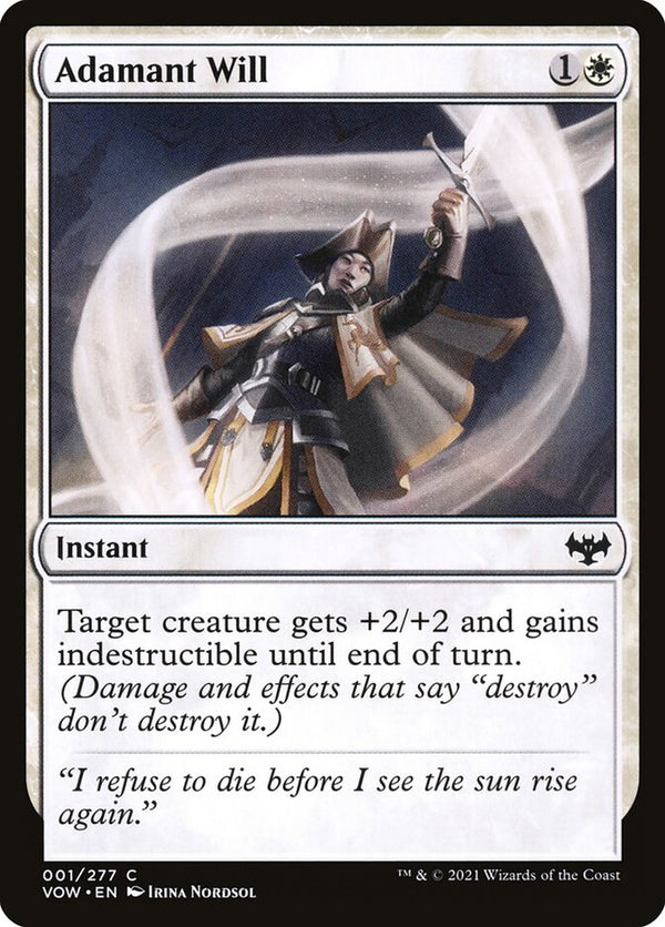 Adamant Will - Magic: The Gathering