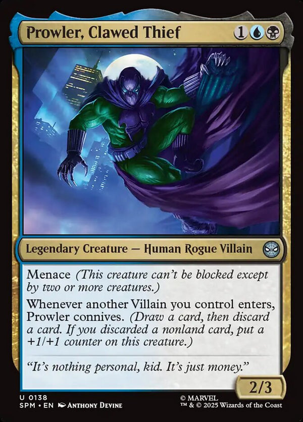 Prowler, Clawed Thief - Magic: The Gathering