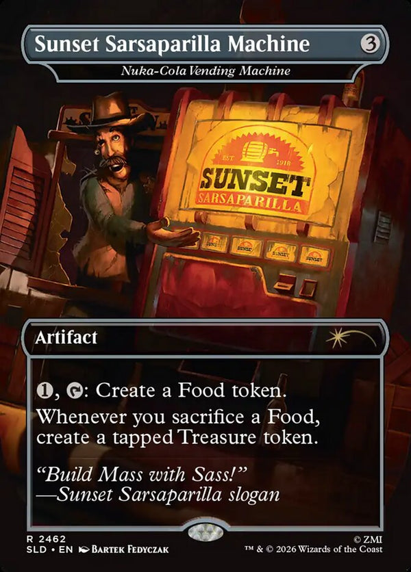 Sunset Sarsaparilla Machine - Nuka-Cola Vending Machine - Magic: The Gathering