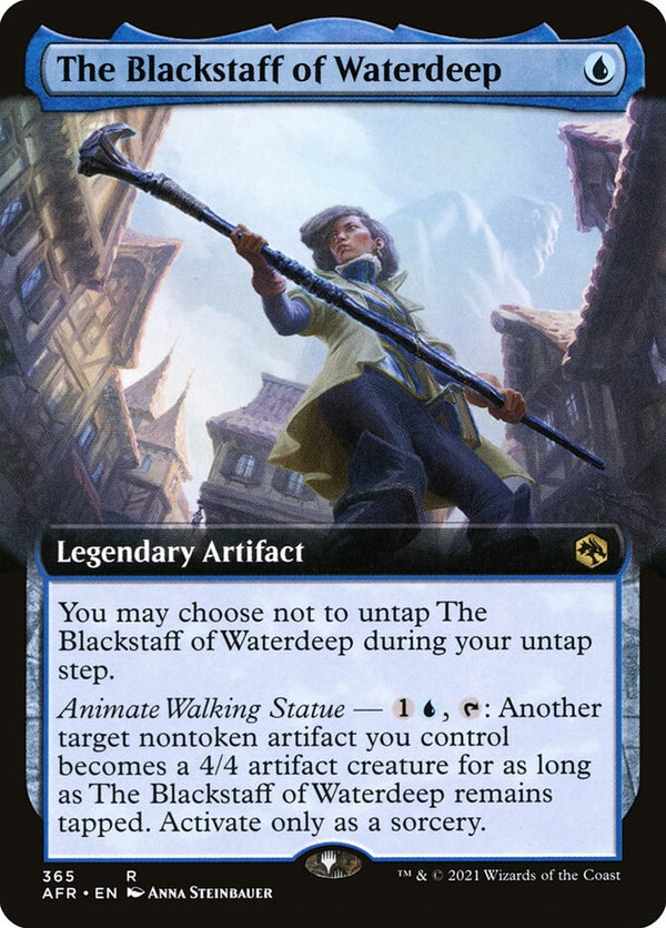 The Blackstaff of Waterdeep (Extended Art) - Magic: The Gathering