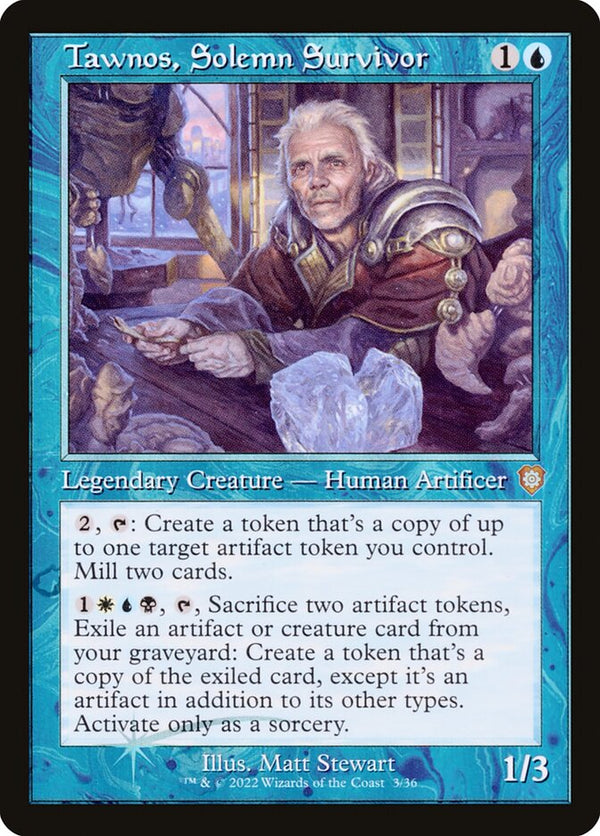 Tawnos, Solemn Survivor (Retro Frame) - Magic: The Gathering