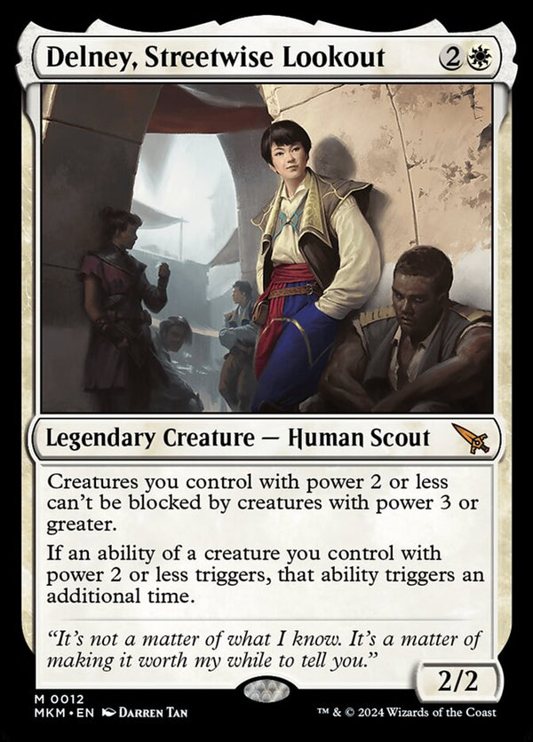Delney, Streetwise Lookout - Magic: The Gathering