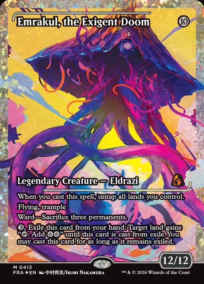 Emrakul, the Exigent Doom (Showcase) (Fracture Foil)