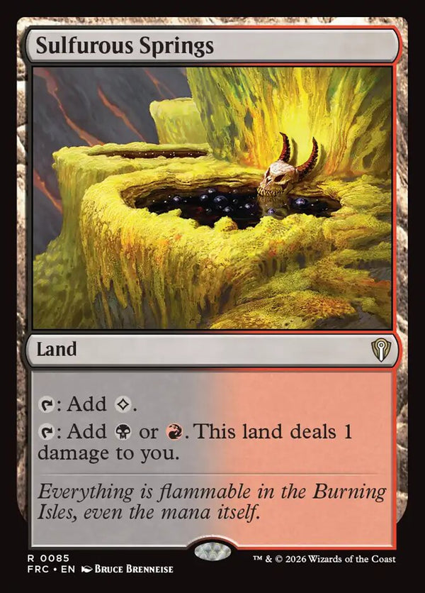 Sulfurous Springs (FRC 85) - Magic: The Gathering