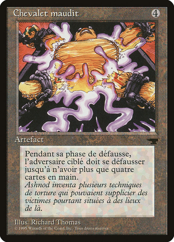 Cursed Rack (French) - "Chevalet maudit" - Magic: The Gathering