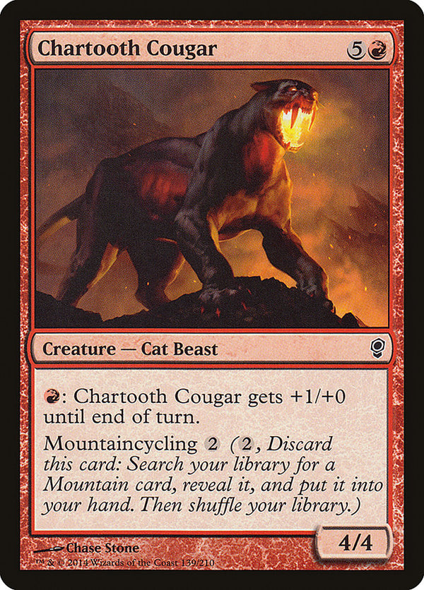 Chartooth Cougar - Magic: The Gathering