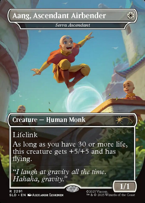 Aang, Ascendant Airbender - Serra Ascendant - Magic: The Gathering