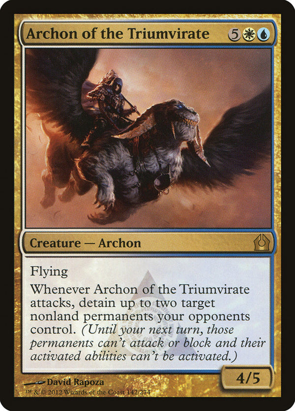 Archon of the Triumvirate - Magic: The Gathering