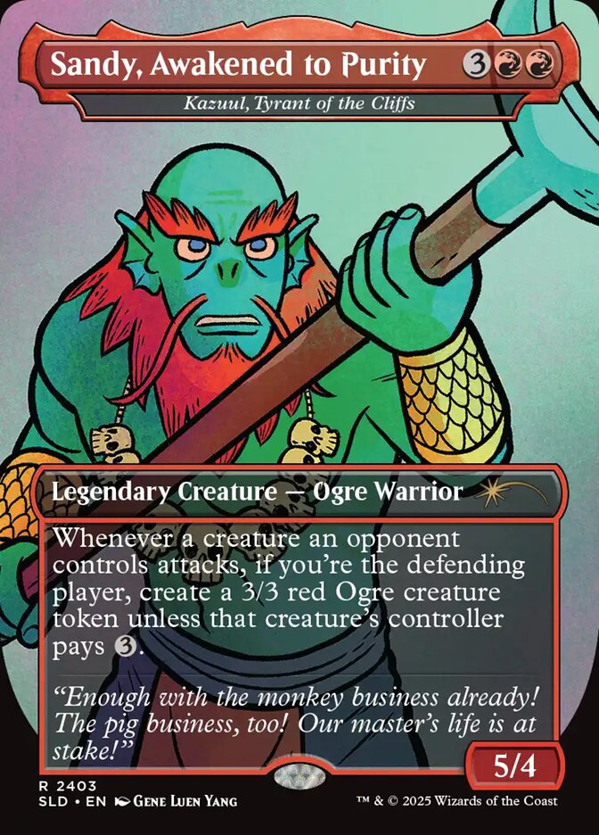 Sandy, Awakened to Purity - Kazuul, Tyrant of the Cliffs