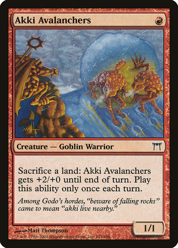 Akki Avalanchers - Magic: The Gathering