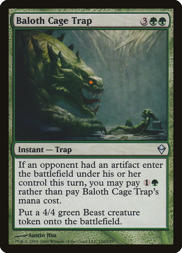 Baloth Cage Trap - Magic: The Gathering