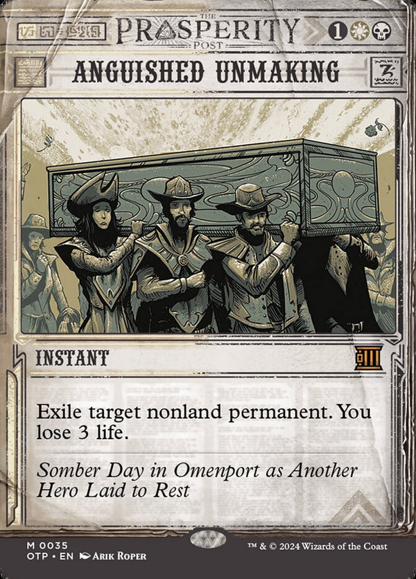 Anguished Unmaking - Magic: The Gathering