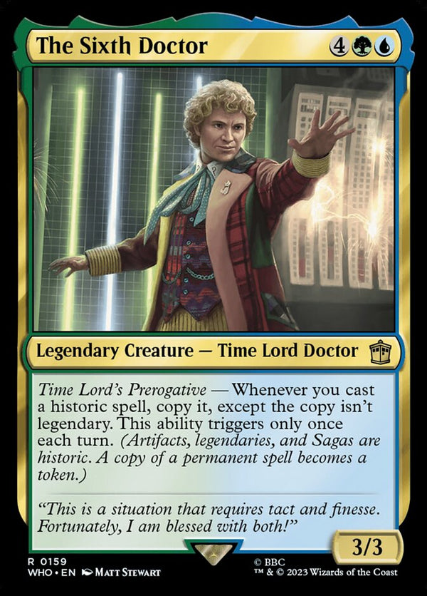 The Sixth Doctor - Magic: The Gathering
