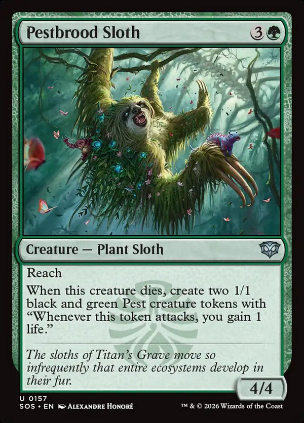 Pestbrood Sloth - Magic: The Gathering