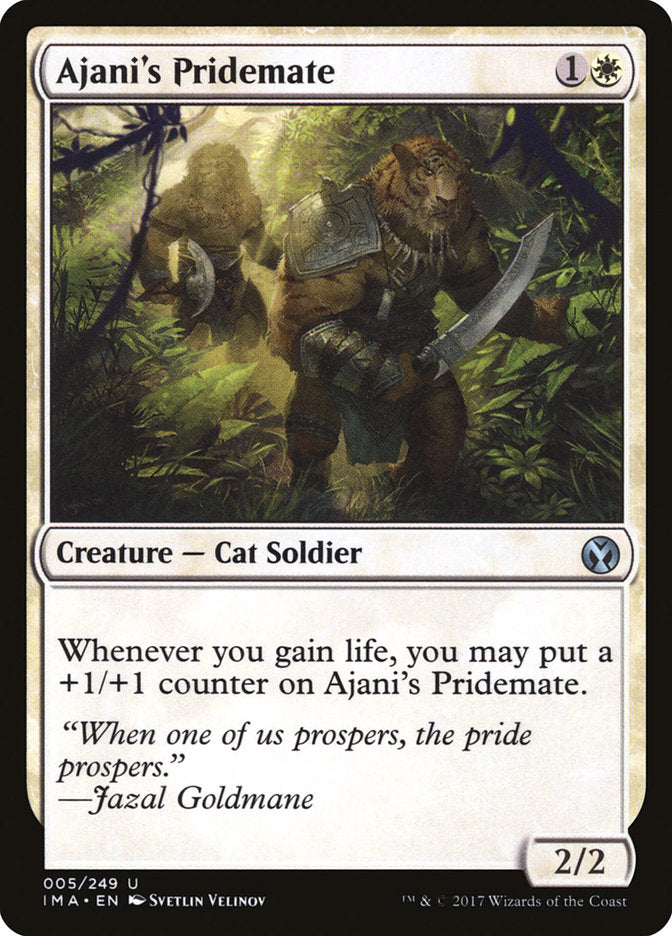 Ajani's Pridemate [Iconic Masters]