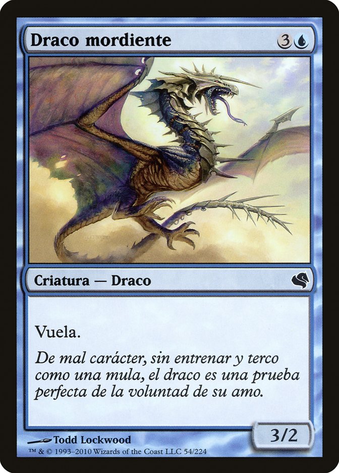 Snapping Drake (Spanish) - "Draco mordiente"
