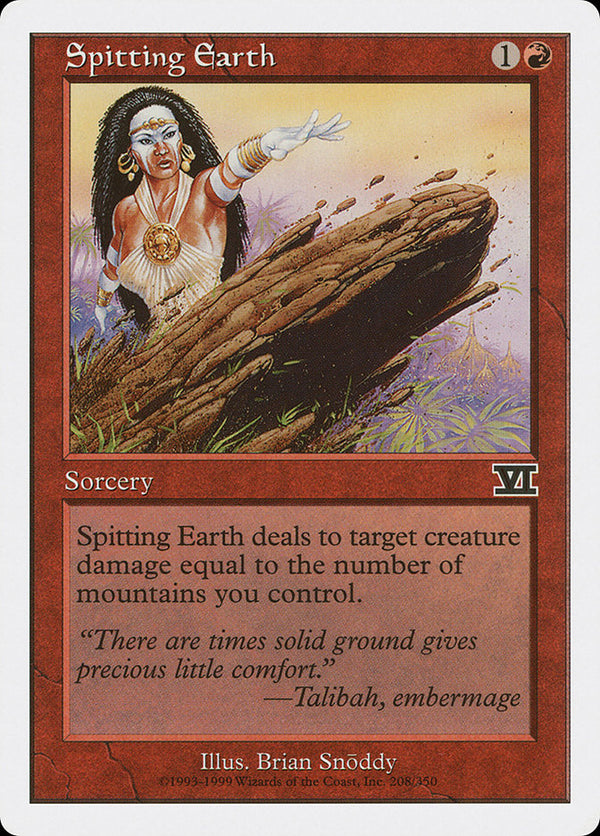 Spitting Earth - Magic: The Gathering