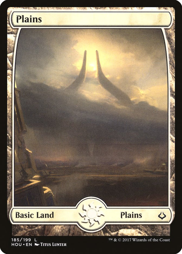 Plains (185) - Full Art - Magic: The Gathering