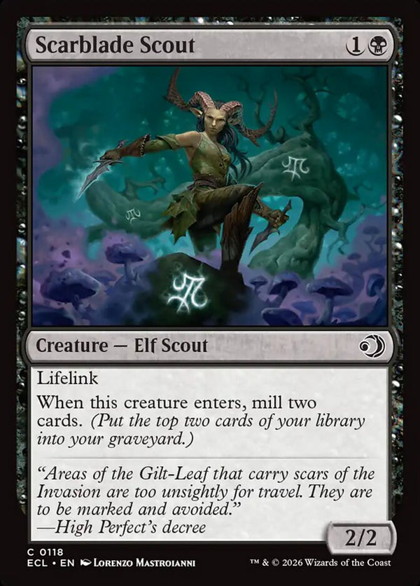 Scarblade Scout - Magic: The Gathering