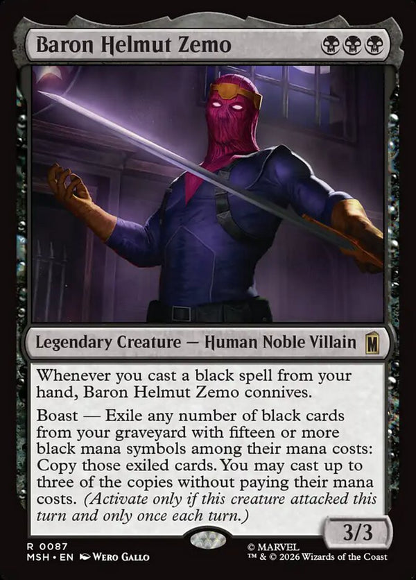 Baron Helmut Zemo - Magic: The Gathering
