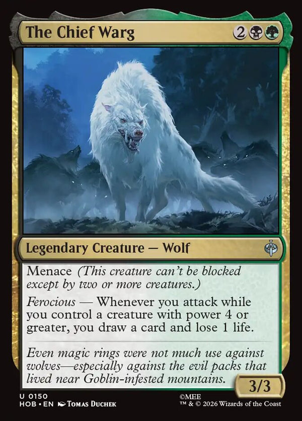 The Chief Warg - Magic: The Gathering