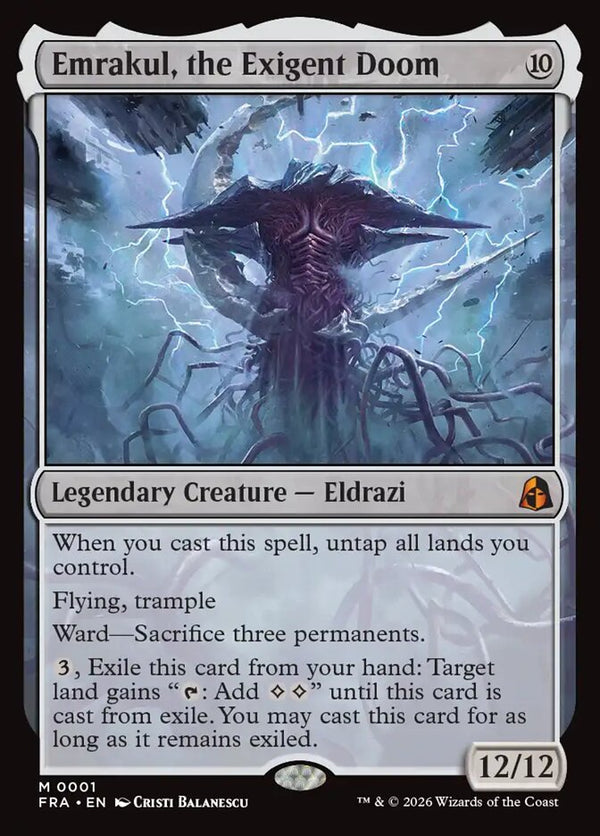 Emrakul, the Exigent Doom (FRA 1) - Magic: The Gathering
