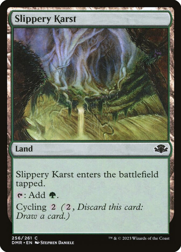Slippery Karst - Magic: The Gathering